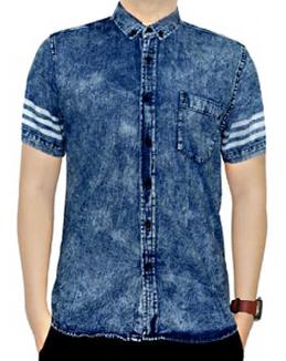 Kemeja Jeans Pria